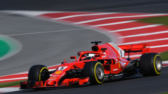 Ferrari a topon a teszt 5. napján