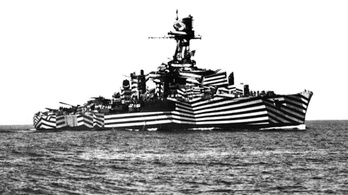 Az első világháborúban csíkosra festették a hadihajókat