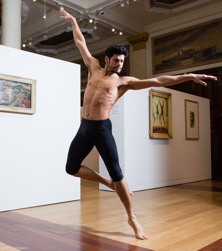 Soares balett-táncos, szóval a festéshez úgy egyébként nem sok köze van.
