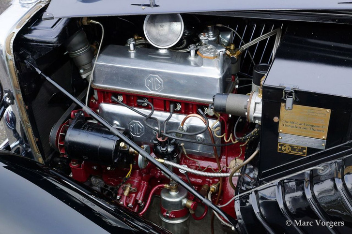 MG TC motor, 1250 köbcenti, 54 lóerő
