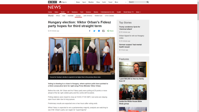 A magyar választásokra figyel a világsajtó