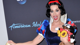 Katy Perry hófehérkejelmezben ment zsűrizni
