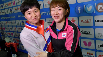 Verseny közben egyesült a két Korea a pingpong-vb-n