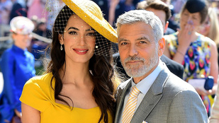 Amal Clooney elképesztően festett Harry herceg és Meghan Markle esküvőjén