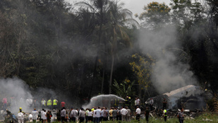 Megtalálták a lezuhant kubai repülőgép egyik feketedobozát