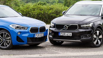 Összehasonlító: BMW X2 xDrive 20d – Volvo XC40 D4 AWD – 2018.