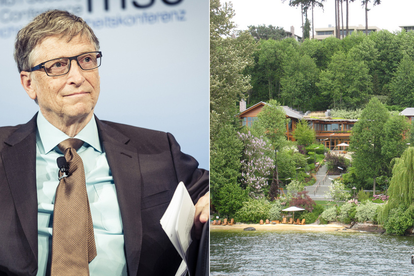 6 furcsa tény Bill Gates házáról: 24 órában figyeli kedvenc fáját