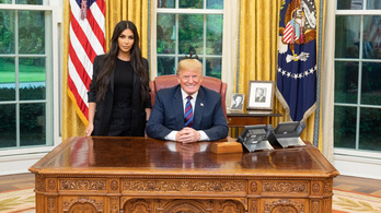 Trump vicsorogva fogadta Kim Kardashiant