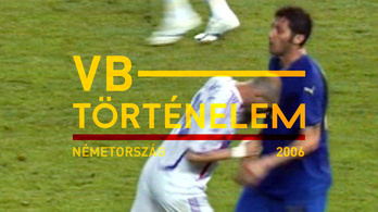 A döntőből mindenki csak Zidane fejelésére emlékszik - Németország, 2006