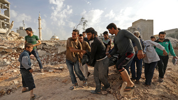 Többtucatnyi szíriai civilt bombáztak le orosz gépek
