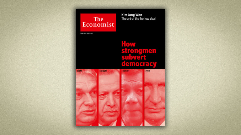 Orbán, Putyin, Erdoğan és Duterte együtt az Economist címlapján
