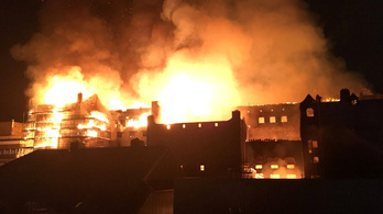 A négy évvel ezelőtti tűz után ismét kegyetlenül leégett a glasgowi művészeti akadémia