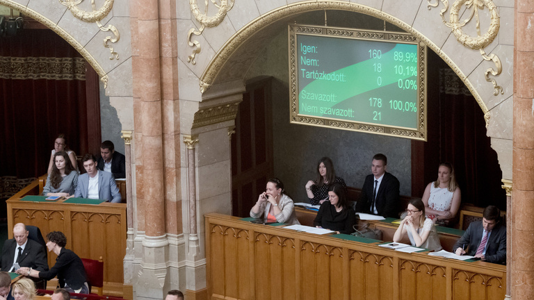 A Jobbik megszavazta a Fidesszel az alaptörvény módosítását