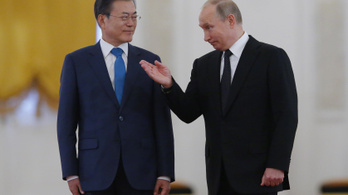 Putyinnak nagy tervei vannak Dél-Koreával