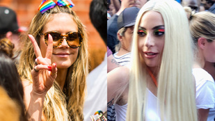 Heidi Klum, Lady Gaga, Cynthia Nixon is vonult a New York-i pride-on