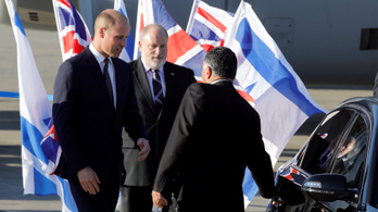 Vilmos herceg történelmi látogatást tesz Izraelben