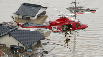 Sokan meghaltak és eltűntek Japánban a heves esőzésekben