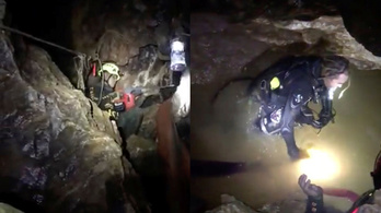 Négy gyereket mentettek ki a thaiföldi barlangból