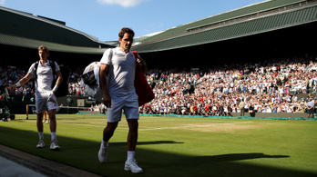 Két szettről, meccslabdáról kapott ki Federer Wimbledonban