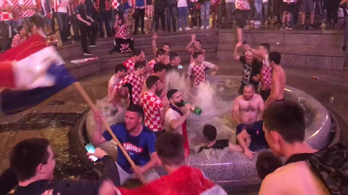 Horvátországban elszabadult az örömünnep a lefújás után