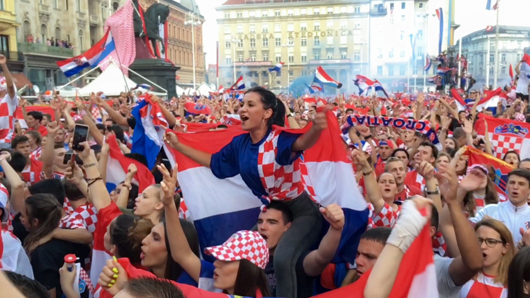 Kitört a horvát örömünnep