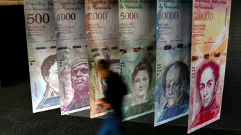Venezuelában öt nullát vágnak le a helyi pénzből