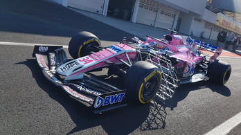 A Force India villantotta a 2019-es F1-szárnyat, pályacsúcs dőlt a Hungaroringen