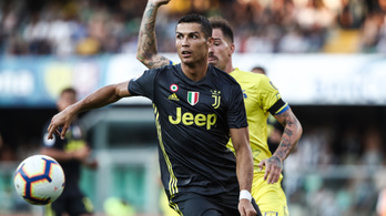 Ronaldo első meccsén a 93. percben nyert ötgólos meccset a Juventus