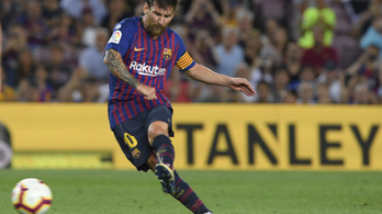 Messi átverte a sorfalat, a Barcelona hatezredik bajnoki gólját lőtte