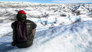 Egy magyar férfi keresztülgyalogolt Grönlandon