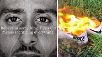 Égetéssel tiltakoznak a Nike ellen, amiért reklámarcot csinált Kaepernickből