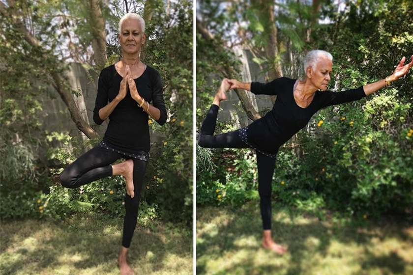 76 éves, de egy harmincas is megirigyelné a testét: jógát oktat az idős nő