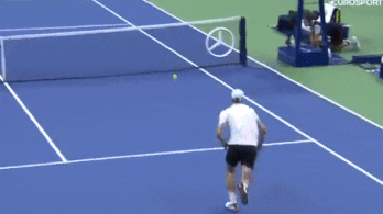 Djokovics lemásolta Federer háló melletti ütését