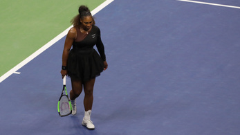 17 ezer dolláros büntetést kapott Serena Williams