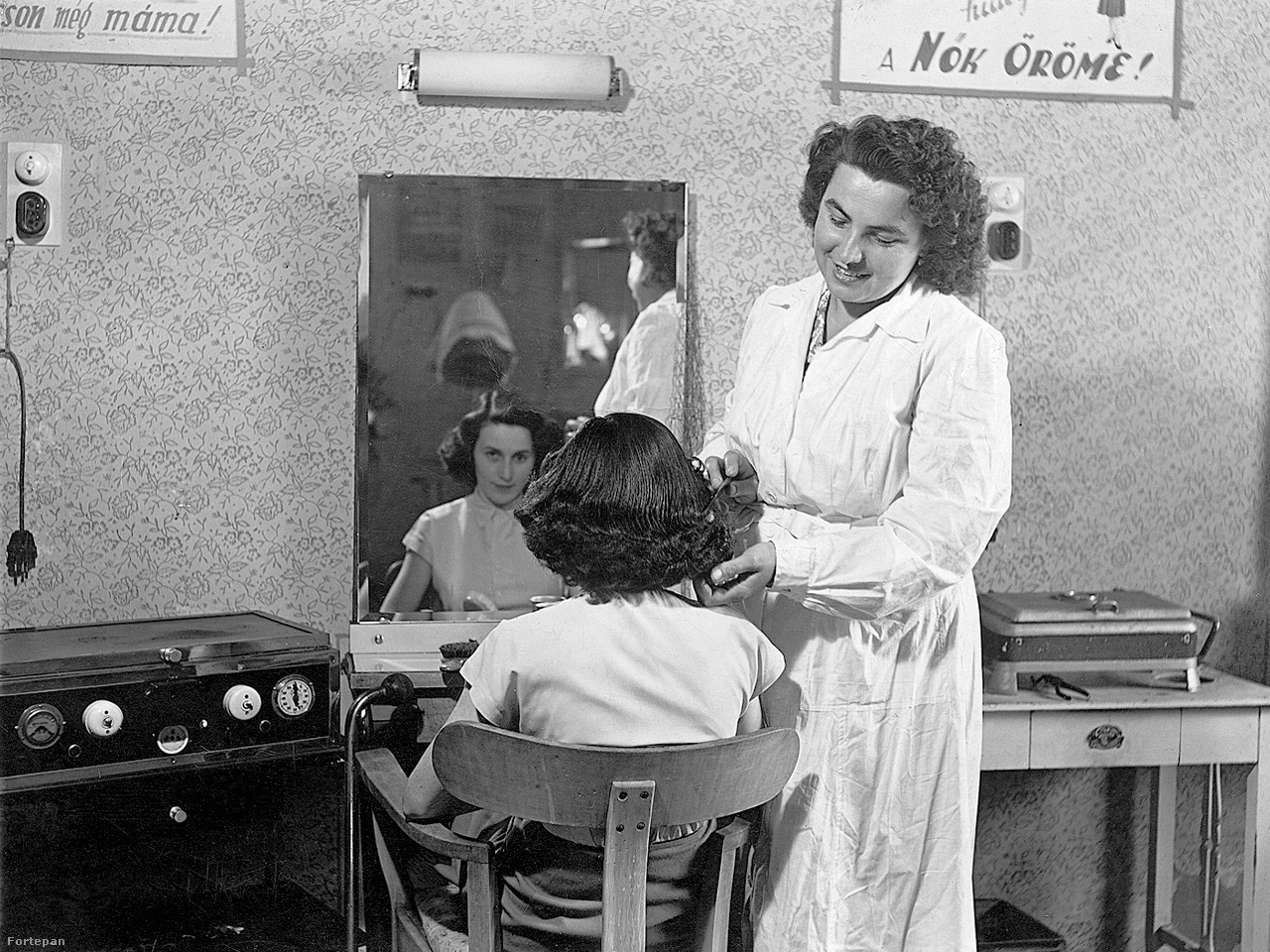 1963-as fodrászat: a nők öröme a jó frizua