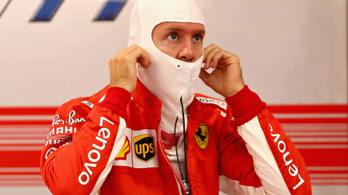 Vettel űridőt ment, fél másodperc a Mercedes lemaradása