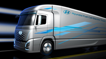 Hidrogénhajtású kamiont mutat be a Hyundai