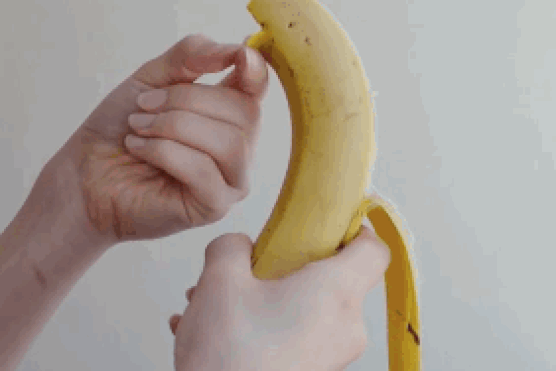 Melyik végén kell kinyitni a banánt?