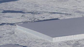 Hogy kerül az Antarktiszra egy tökéletesen négyszögletes jéghegy?