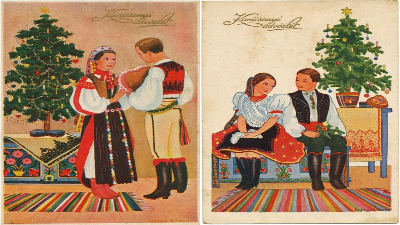 antik képeslap cover