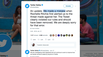 A Twitter bocsánatot kért, mert nem vette komolyan a levélbombás fenyegetését
