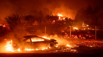 A kaliforniai tűzvész elpusztított egy várost, 9 halott