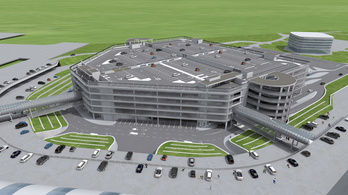 Végre! Megkezdődött a parkolóház építése a Liszt Ferenc-repülőtéren