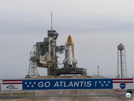 2011. június 1. Újabb ünnepélyes pillanat, kilövőálláson az Atlantis.