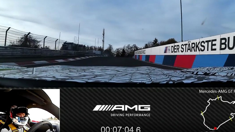 Így néz ki a rekordkör az AMG GT R Próban