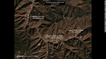 Műholdas felvételek bizonyítják, hogy Észak-Korea bővíti atomfegyvereit