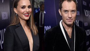 Natalie Portman és Jude Law összeöltöztek fekete dekoltáltba