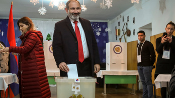 Örmény választás: 70 százalék felett kapott a korrupcióellenes párt