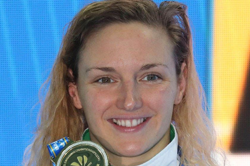 Hosszú Katinka káprázatosan vette át díját - Ő lett az év női úszója