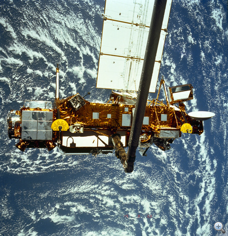 Fotó az UARS pályára állításáról